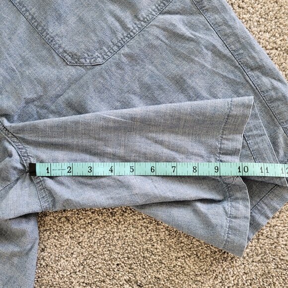 ***Karen Scott Women's Relaxed Fit Cotton Utility Pocket Shorts 16 Chambray*** - Picture 8 of 11